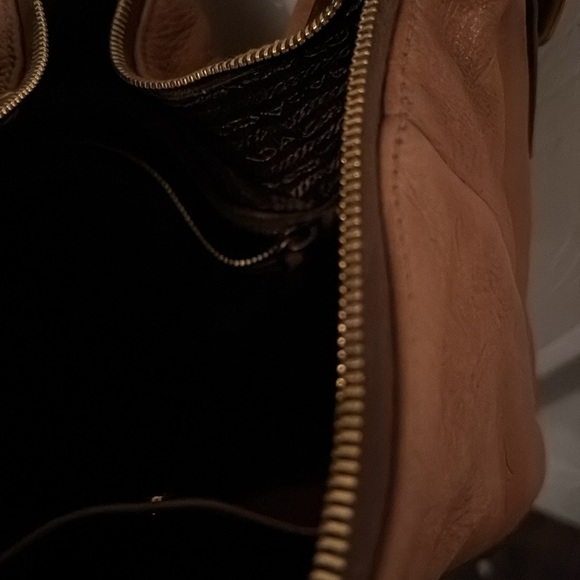 PRADA Cervo Deerskin Zipper Hobo Cammello Purse - Picture 5 of 7